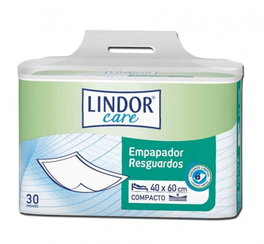 Hartmann Empapador Lindor Care 60x40 cm, 30 unidades