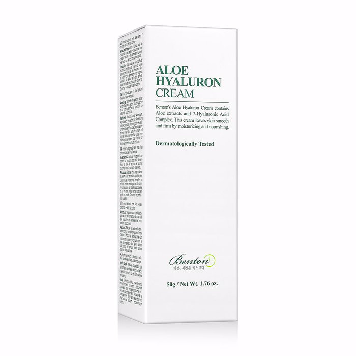 Benton ALOE HYALURON cream - Crema Facial Hidratante con Aloe Vera y Ácido Hialurónico para Todo Tipo de Pieles - 50 g Benton ALOE HYALURON cream - Crema Facial Hidratante con Aloe Vera y Ácido Hialurónico para Todo Tipo de Pieles - 50 g