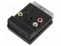 GOOBAY Adaptador Bidireccional SCART a RCA y DIN mini 4pin