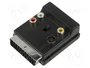 GOOBAY Adaptador Bidireccional SCART a RCA y DIN mini 4pin