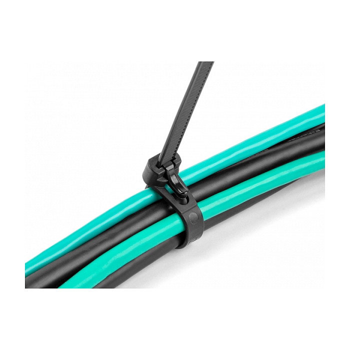 DeLOCK Bridas reutilizables resistentes al calor 150 x 7,5 mm Negro