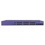 Extreme Networks ExtremeSwitching X435-24P-4S Switch Gestionado Gigabit Ethernet 24 Puertos PoE 30W con 4 Ranuras SFP, Montaje en Rack, Color Violeta