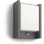Philips Arbor IR Aplique de Exterior LED con Detector de Movimiento, Color Antracita, 6W, 600 lm, IP44