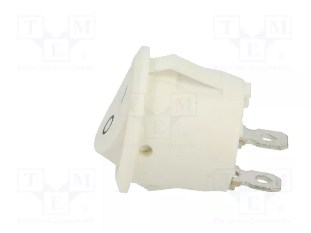 ORNO Interruptor Rocker SPST OFF-ON Blanco
