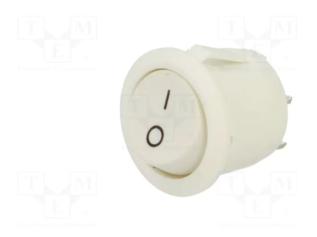 ORNO Interruptor Rocker SPST OFF-ON Blanco