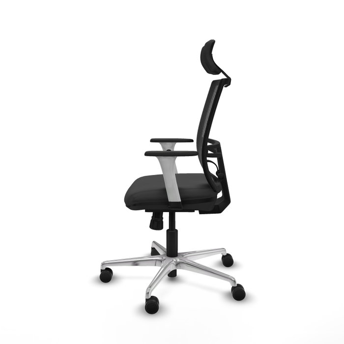 PIQUERAS Y CRESPO Silla de oficina Yunquera con mecanismo Sincro, Gris oscuro y Negro PIQUERAS Y CRESPO Silla de oficina Yunquera con mecanismo Sincro, Gris oscuro y Negro