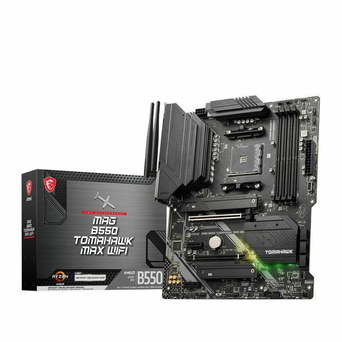 MSI MAG B550 TOMAHAWK MAX WIFI ATX AMD B550 Socket AM4 DDR4 MSI MAG B550 TOMAHAWK MAX WIFI ATX AMD B550 Socket AM4 DDR4