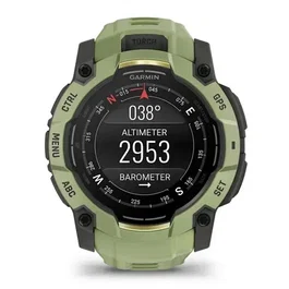 Garmin Instinct 3 AMOLED, Pantalla Táctil 3,3 cm (1.3''), Verde/Gris