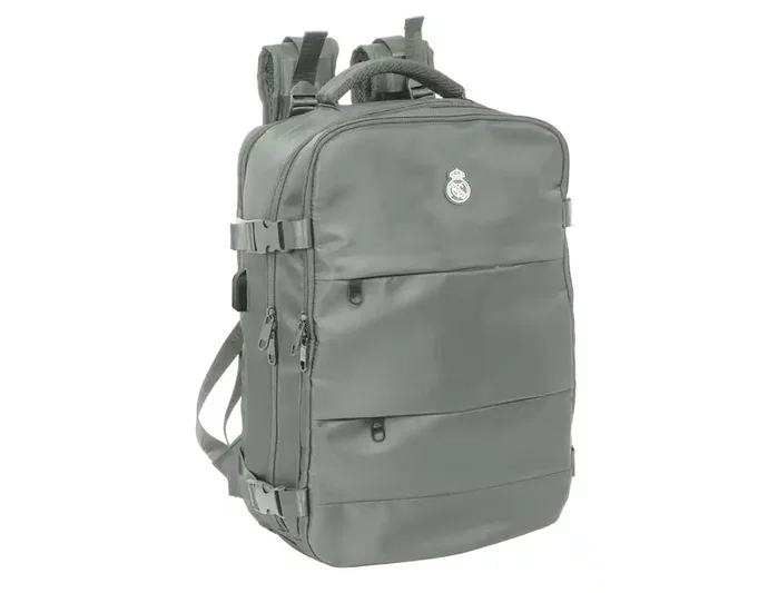 Safta Mochila de Viaje de Cabina Real Madrid Equipación 25/26 Gris