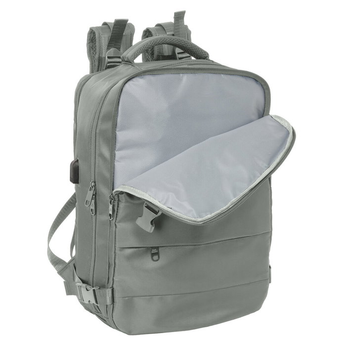 Safta Mochila de Viaje de Cabina Real Madrid Equipación 25/26 Gris