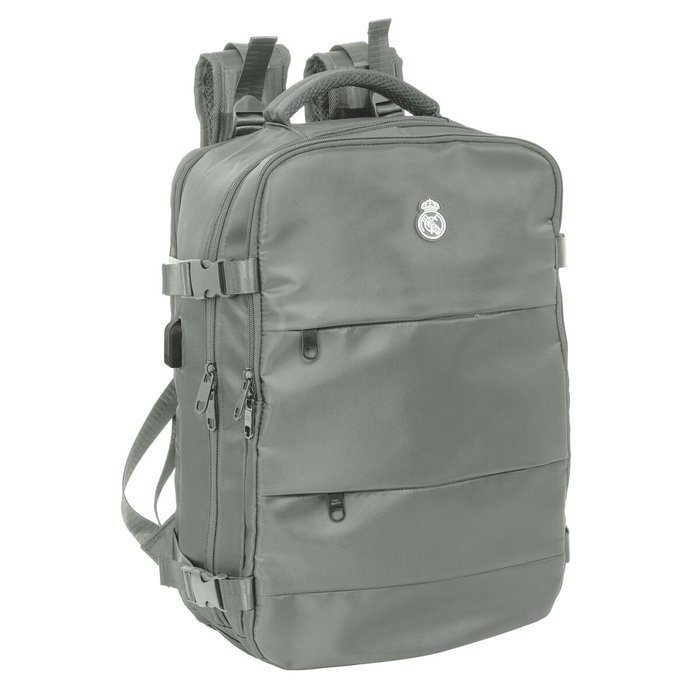 Safta Mochila de Viaje de Cabina Real Madrid Equipación 25/26 Gris