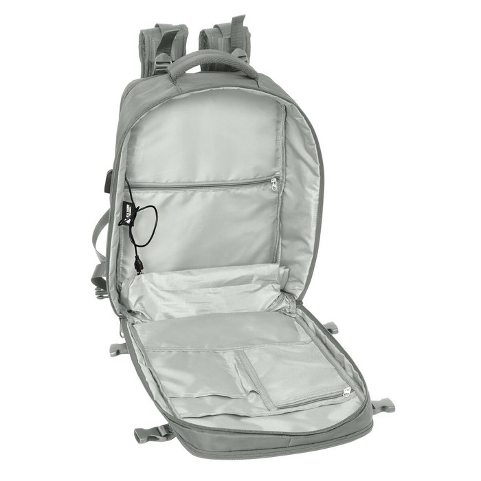 Safta Mochila de Viaje de Cabina Real Madrid Equipación 25/26 Gris