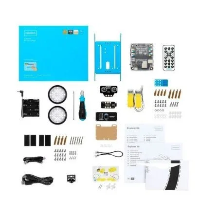 ROBOT EDUCATIVO EXPLORER KIT SPC MAKEBLOCK - 4 FUNCIONES BÁSICAS - SOFTWARE/PROGRAMACIÓN ARDUINO - BT 4.0