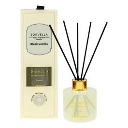 Sorvella Black Vanilla Difusor de aroma con varillas 120 ml