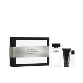 Narciso Rodriguez FOR HER PURE MUSC Estuche 3 pz Eau de Parfum 100 ml + Loción Corporal 50 ml + Eau de Parfum 10 ml