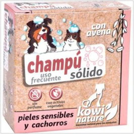 Kowi Nature Vet Champú Sólido Piel Sensible para Perros y Gatos 70g