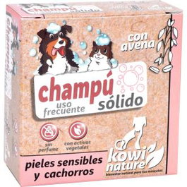 Kowi Nature Vet Champú Sólido Piel Sensible para Perros y Gatos 70g