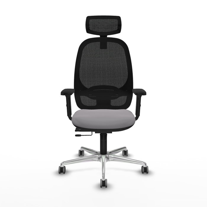PIQUERAS Y CRESPO Silla de oficina Cilanco Gris y Negro