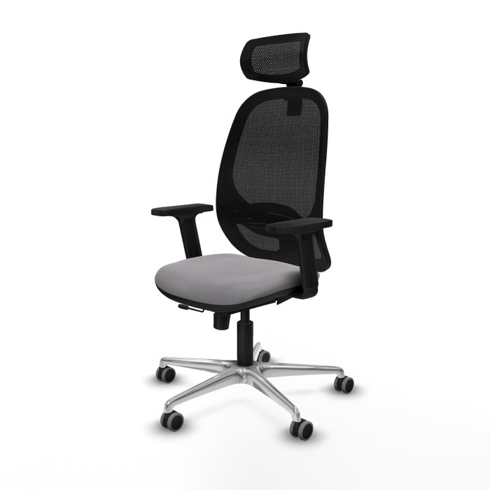 PIQUERAS Y CRESPO Silla de oficina Cilanco Gris y Negro