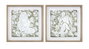 DKD Home Decor Cuadro Lienzo MDF 42x42 Mujer Flores Surtido de 2