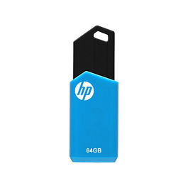 HP v150w 64GB USB 2.0 Flash Drive (Negro/Azul)