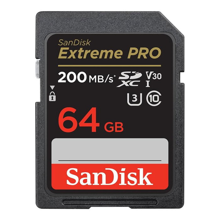 SanDisk Extreme PRO 64 GB SDXC UHS-I V30 SanDisk Extreme PRO 64 GB SDXC UHS-I V30