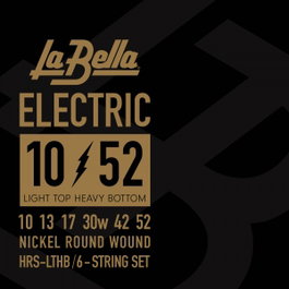 Juego de Cuerdas para Guitarra Eléctrica La Bella Hrs Lthb 10-52