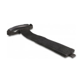 DeLOCK Correa de transporte con cierre de gancho y bucle 710 x 50 mm Negro (2 piezas)