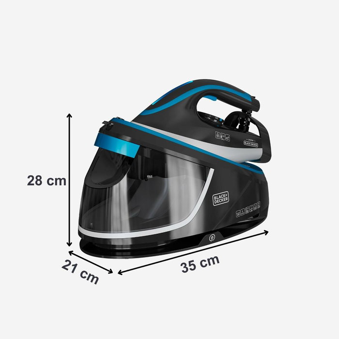 Centro de Planchado Black & Decker BXSS2401E Plástico 2400 W Centro de Planchado Black & Decker BXSS2401E Plástico 2400 W