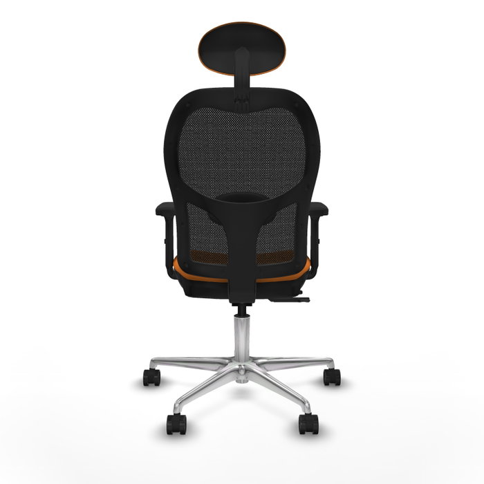 PIQUERAS Y CRESPO Silla de oficina Jorquera Naranja y Negro