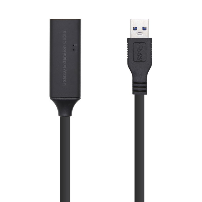 Aisens Cable Prolongador USB 3.0 con Amplificador y Alimentador, 10m, Negro Aisens Cable Prolongador USB 3.0 con Amplificador y Alimentador, 10m, Negro