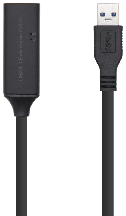 Aisens Cable Prolongador USB 3.0 con Amplificador y Alimentador, 10m, Negro Aisens Cable Prolongador USB 3.0 con Amplificador y Alimentador, 10m, Negro