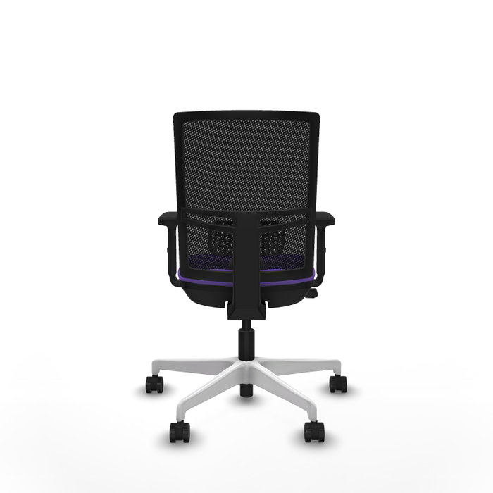 PIQUERAS Y CRESPO Silla de oficina Yunquera con mecanismo Sincro/Traslack, Lila y Negro PIQUERAS Y CRESPO Silla de oficina Yunquera con mecanismo Sincro/Traslack, Lila y Negro