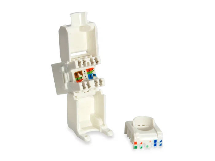 Equip 769216 Pack de 8 Conector Adaptador RJ-45 a LSA Cat. 6 Blanco Equip 769216 Pack de 8 Conector Adaptador RJ-45 a LSA Cat. 6 Blanco
