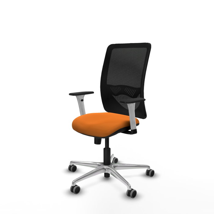 PIQUERAS Y CRESPO Silla de oficina Zulema Naranja y Negro PIQUERAS Y CRESPO Silla de oficina Zulema Naranja y Negro