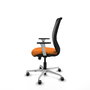 PIQUERAS Y CRESPO Silla de oficina Zulema Naranja y Negro