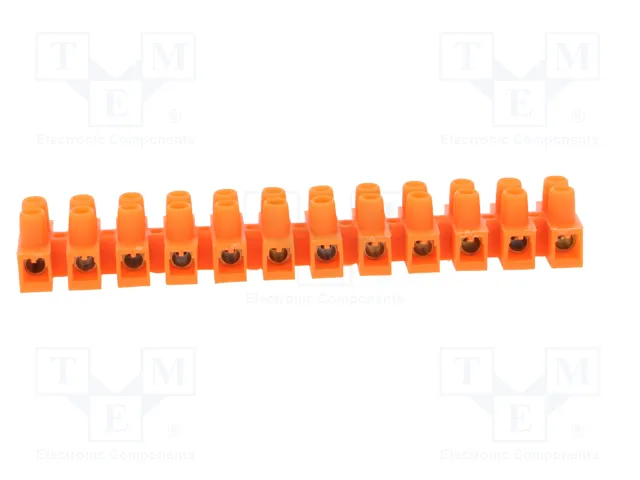 PAWBOL Bloque de Bornas de Tornillo Naranja 57A 400V