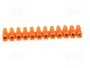 PAWBOL Bloque de Bornas de Tornillo Naranja 57A 400V
