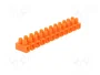 PAWBOL Bloque de Bornas de Tornillo Naranja 57A 400V