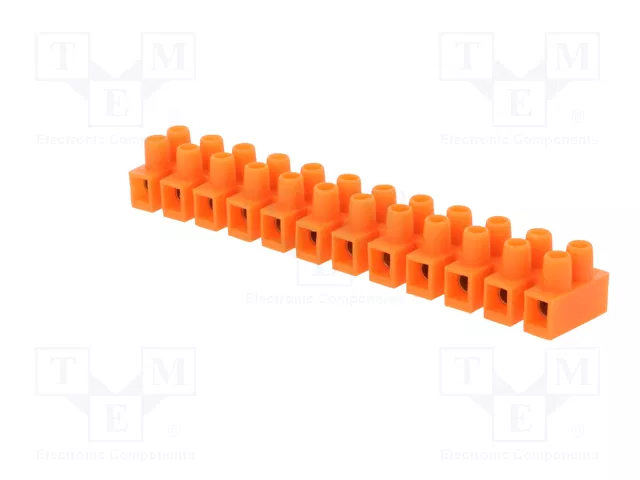 PAWBOL Bloque de Bornas de Tornillo Naranja 57A 400V