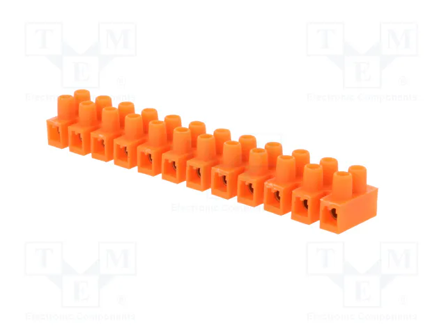 PAWBOL Bloque de Bornas de Tornillo Naranja 57A 400V