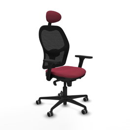 PIQUERAS Y CRESPO Silla de oficina Jorquera Granate y Negro