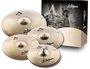 ZILDJIAN Juego de Platos A Custom 14" Hi-Hat, 16" Crash, 18" Crash & 20" Medium Ride - Acabado Brillante