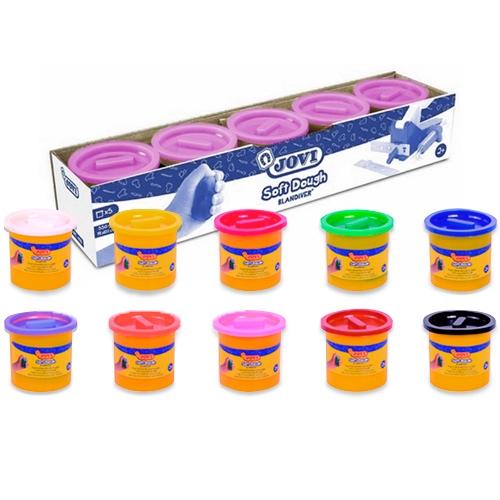 Jovi Plastilina Blandiver Soft Dough 110 gr Bote Violeta Estuche 5 Ud Jovi Plastilina Blandiver Soft Dough 110 gr Bote Violeta Estuche 5 Ud