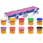 Jovi Plastilina Soft Dough Blandiver Violeta, Estuche de 5 Botes de 110 g