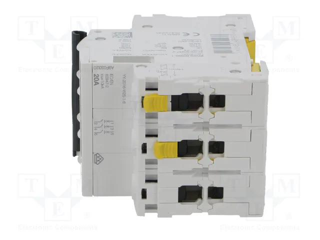 SCHNEIDER ELECTRIC Interruptor magnetotérmico iC60N 20A 3 polos Caract B
