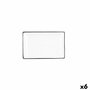 Quid Tapa Ahumados Porcelana Gastro Black 20x13x2 cm (6 Unidades) inevitable