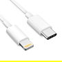 Phoenix Technologies Cable de Carga Rápida MFi 3A USB-C a Lightning 1m - Compatible con iPhone, iPad, iPod