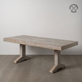 Mesa Comedor Madera Salón 220 X 90 X 76 cm