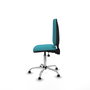 PIQUERAS Y CRESPO Silla de oficina Aýna Turquesa sin brazos